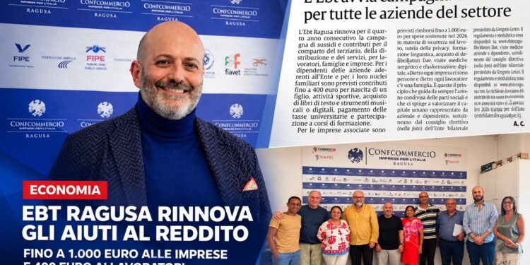 L’Ebt Ragusa avvia una nuova campagna di sussidi e contributi
